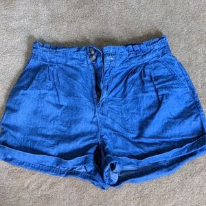 American Eagle Jean Paper Bag Shorts